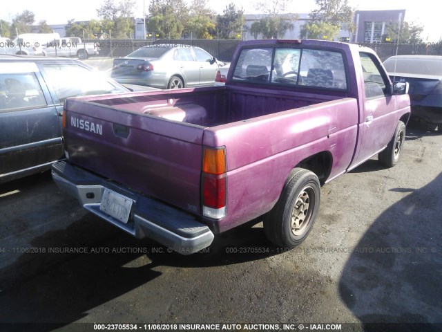 1N6SD11S7SC455347 - 1995 NISSAN TRUCK E/XE RED photo 4