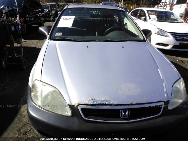 2HGEJ6324XH111533 - 1999 HONDA CIVIC CX SILVER photo 6