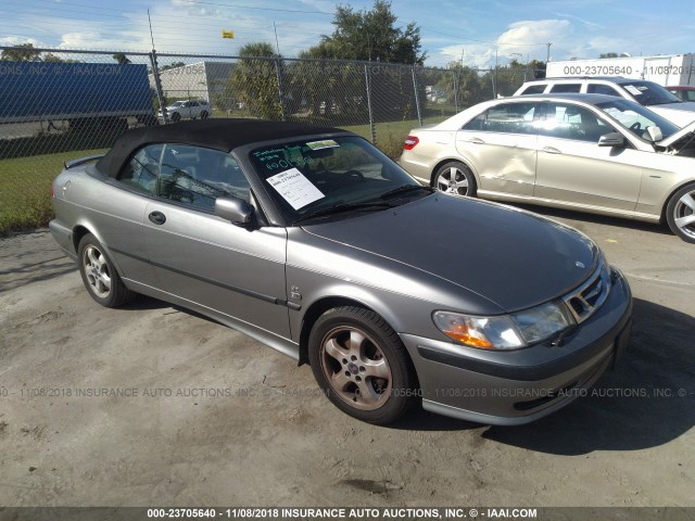 YS3DF75K117015501 - 2001 SAAB 9-3 SE GRAY photo 1