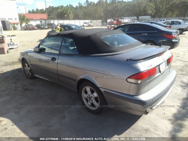 YS3DF75K117015501 - 2001 SAAB 9-3 SE GRAY photo 3