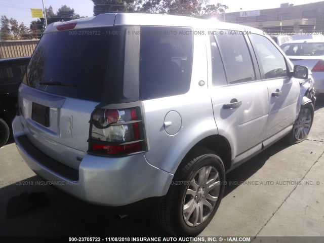 SALFP24N08H031049 - 2008 LAND ROVER LR2 SE SILVER photo 4