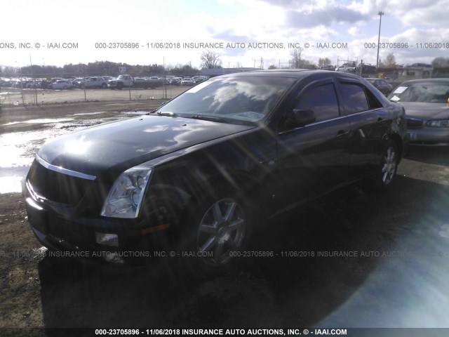 1G6DW677370132608 - 2007 CADILLAC STS BLACK photo 2