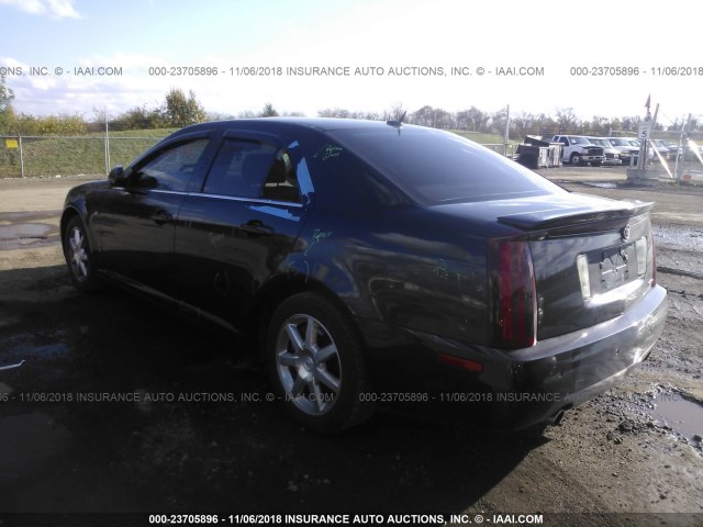 1G6DW677370132608 - 2007 CADILLAC STS BLACK photo 3