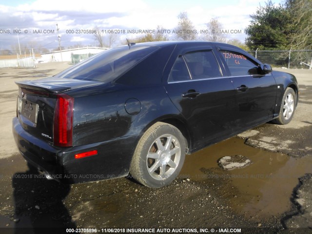 1G6DW677370132608 - 2007 CADILLAC STS BLACK photo 4