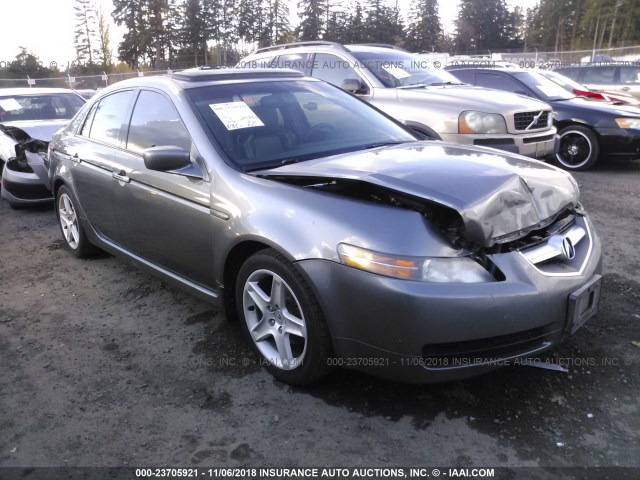 19UUA66215A078686 - 2005 ACURA TL GRAY photo 1