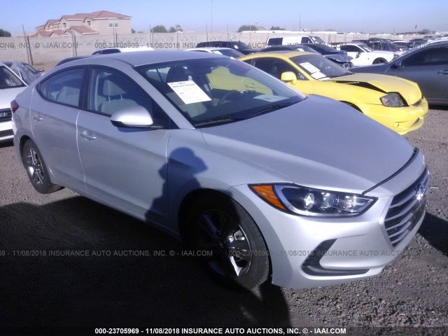 5NPD84LF4HH173374 - 2017 HYUNDAI ELANTRA SE/VALUE/LIMITED SILVER photo 1