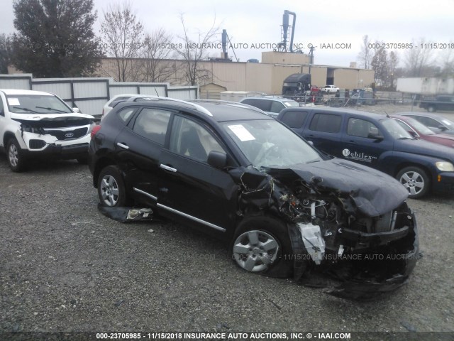 JN8AS5MT0FW673641 - 2015 NISSAN ROGUE SELECT S BLACK photo 1