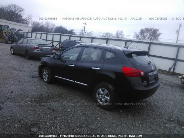 JN8AS5MT0FW673641 - 2015 NISSAN ROGUE SELECT S BLACK photo 3