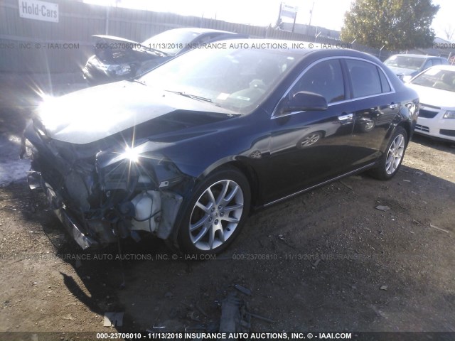 1G1ZE5EU6BF373215 - 2011 CHEVROLET MALIBU LTZ 黑色 照片 2