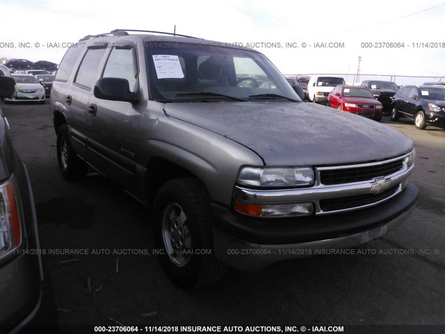 1GNEK13T31J103556 - 2001 CHEVROLET TAHOE K1500 TAN photo 1