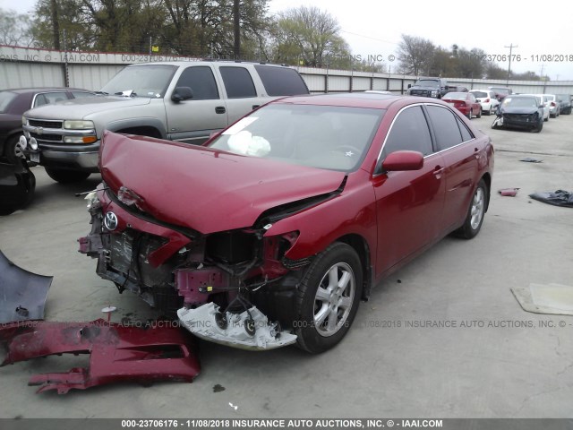 JTNBE46KX73001803 - 2007 TOYOTA CAMRY NEW GENERAT CE/LE/XLE/SE RED photo 2