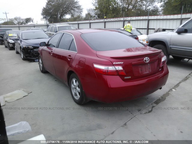 JTNBE46KX73001803 - 2007 TOYOTA CAMRY NEW GENERAT CE/LE/XLE/SE RED photo 3