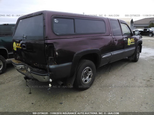 1GTEK19T7YE169675 - 2000 GMC NEW SIERRA K1500 MAROON photo 4