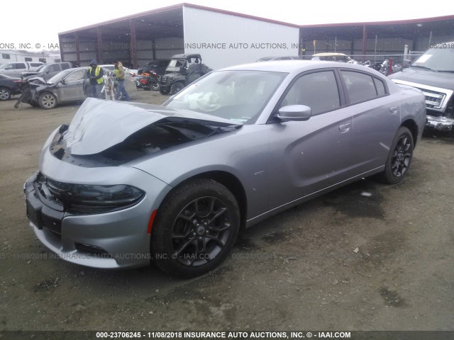 2C3CDXJG8JH115758 - 2018 DODGE CHARGER GT GRAY photo 2