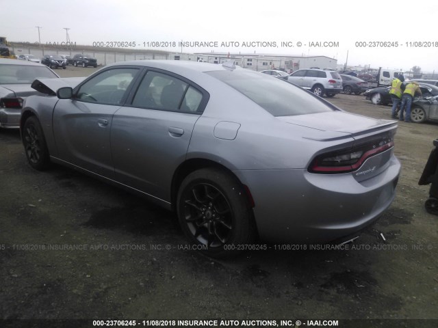 2C3CDXJG8JH115758 - 2018 DODGE CHARGER GT GRAY photo 3