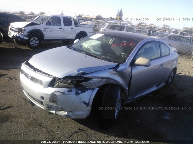 JTKDE167560141869 - 2006 TOYOTA SCION TC 银色 照片 2