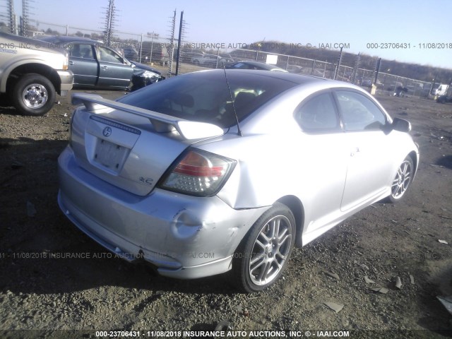 JTKDE167560141869 - 2006 TOYOTA SCION TC 银色 照片 4