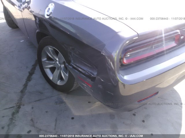 2C3CDZAG8GH239999 - 2016 DODGE CHALLENGER SXT GRAY photo 6