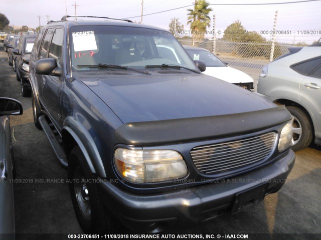 1FMZU63E7YZB39583 - 2000 FORD EXPLORER XLT BLUE photo 1