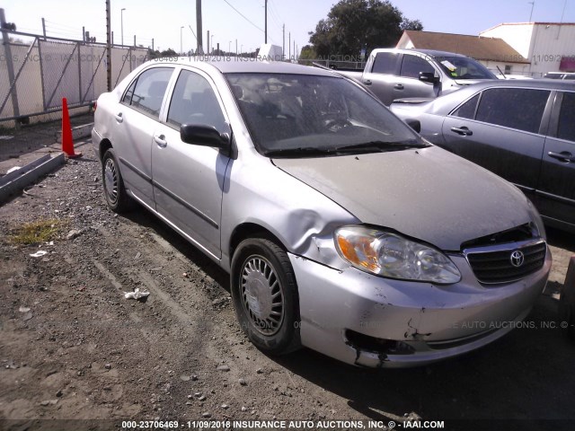 1NXBR32E76Z754745 - 2006 TOYOTA COROLLA CE/LE/S SILVER photo 1