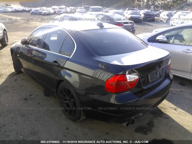 WBAVD33586KV66632 - 2006 BMW 330 XI BLACK photo 3