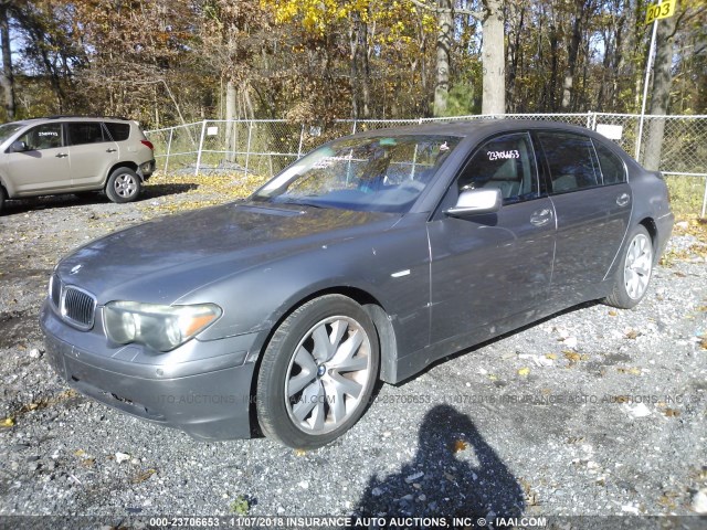 WBAGN63544DS52596 - 2004 BMW 745 LI TAN photo 2