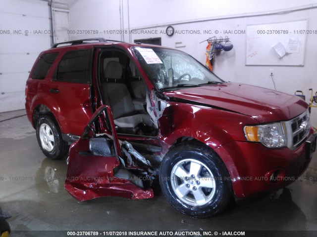 1FMCU9D76AKC96320 - 2010 FORD ESCAPE XLT RED photo 1