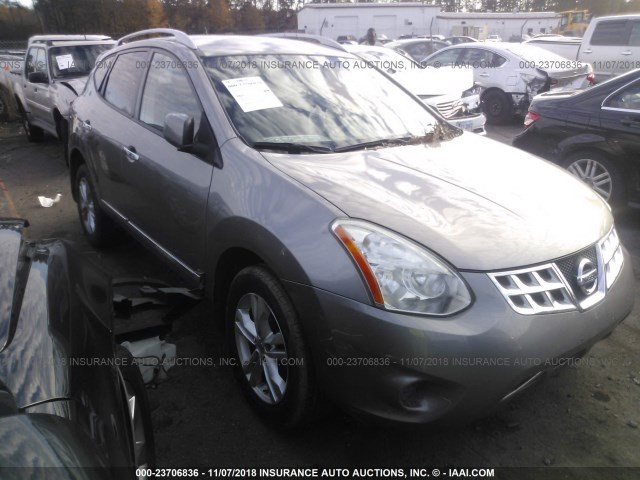 JN8AS5MT0DW014715 - 2013 NISSAN ROGUE S/SV GRAY photo 1