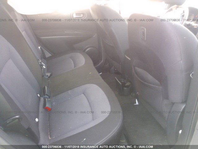 JN8AS5MT0DW014715 - 2013 NISSAN ROGUE S/SV GRAY photo 8