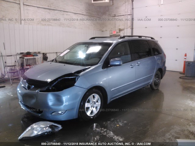 5TDZK22C17S099200 - 2007 TOYOTA SIENNA XLE/XLE LIMITED BLUE photo 2