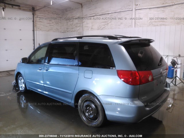 5TDZK22C17S099200 - 2007 TOYOTA SIENNA XLE/XLE LIMITED BLUE photo 3