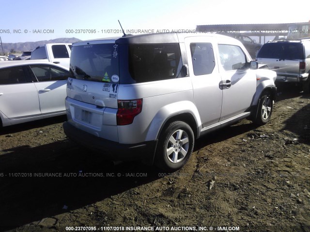 5J6YH1H79AL005002 - 2010 HONDA ELEMENT EX SILVER photo 4