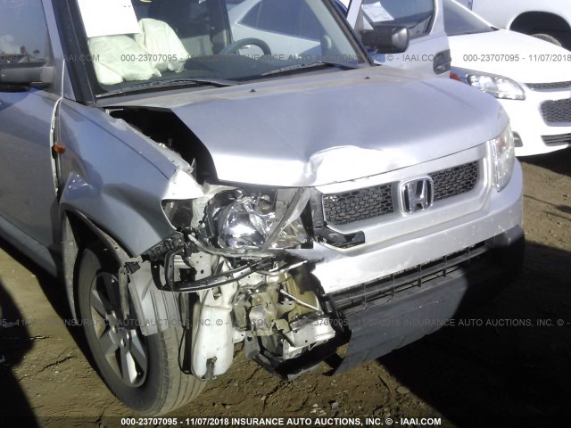 5J6YH1H79AL005002 - 2010 HONDA ELEMENT EX SILVER photo 6