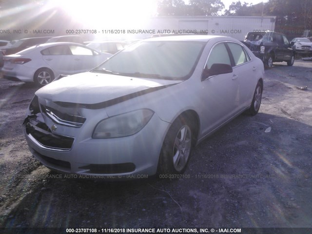 1G1ZA5EU4CF215436 - 2012 CHEVROLET MALIBU LS Boz foto 2