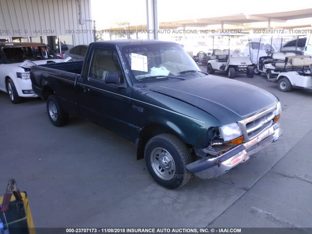 1FTYR10C5WUB16935 - 1998 FORD RANGER GREEN photo 1