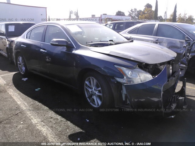 1N4AA51E09C861463 - 2009 NISSAN MAXIMA S/SV GRAY photo 1