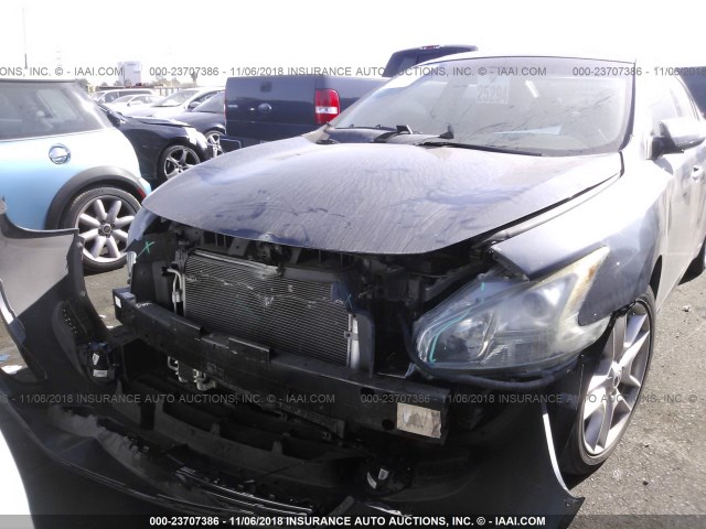 1N4AA51E09C861463 - 2009 NISSAN MAXIMA S/SV GRAY photo 6