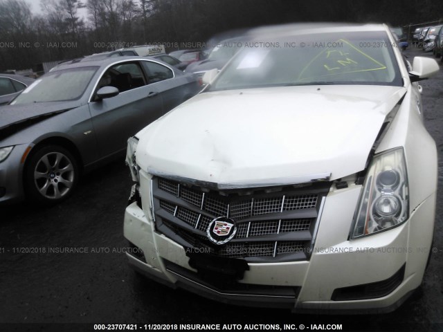 1G6DT57V480172361 - 2008 CADILLAC CTS HI FEATURE V6 WHITE photo 6
