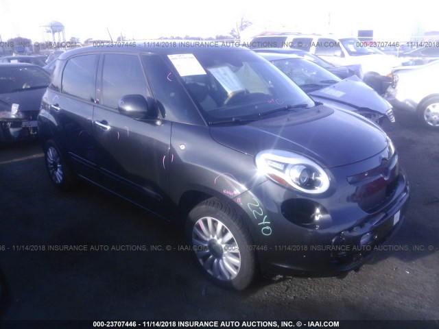 ZFBCFABH5EZ006192 - 2014 FIAT 500L EASY GRAY photo 1