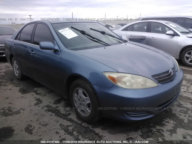 4T1BF32K43U546302 - 2003 TOYOTA CAMRY LE/XLE/SE BLUE photo 1