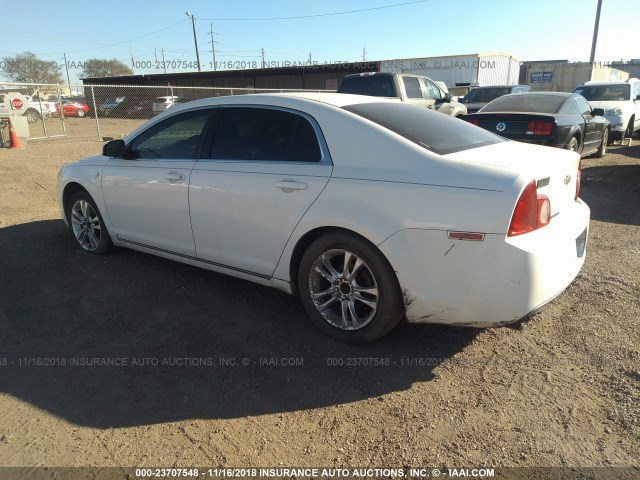 1G1ZH57B48F215399 - 2008 CHEVROLET MALIBU 1LT WHITE photo 3