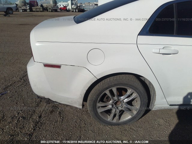 1G1ZH57B48F215399 - 2008 CHEVROLET MALIBU 1LT WHITE photo 6