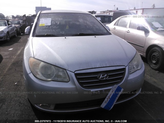 KMHDU46D39U595659 - 2009 HYUNDAI ELANTRA GLS/SE SILVER photo 6