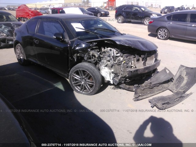 JTKJF5C79B3010951 - 2011 TOYOTA SCION TC 黑色 照片 1