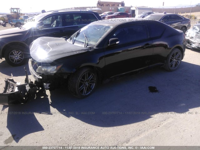 JTKJF5C79B3010951 - 2011 TOYOTA SCION TC 黑色 照片 2