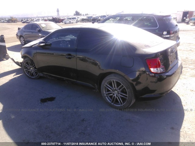 JTKJF5C79B3010951 - 2011 TOYOTA SCION TC 黑色 照片 3