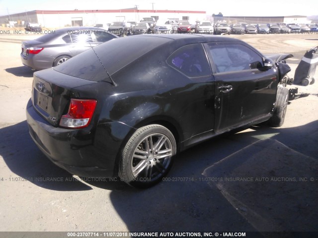 JTKJF5C79B3010951 - 2011 TOYOTA SCION TC 黑色 照片 4