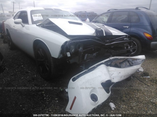 2C3CDZAG3GH264857 - 2016 DODGE CHALLENGER SXT WHITE photo 1