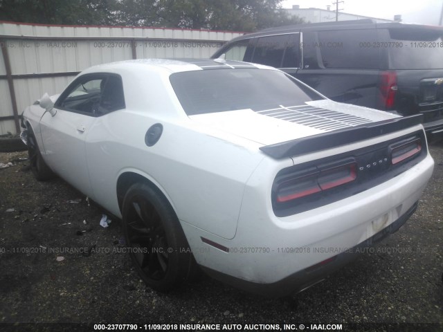 2C3CDZAG3GH264857 - 2016 DODGE CHALLENGER SXT WHITE photo 3