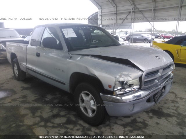 1B7GL23X4VS155155 - 1997 DODGE DAKOTA SILVER photo 1